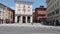 Piazza Garibaldi with the statue depicting Giuseppe Garibaldi, Pisa