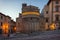 Piazza Grande the main square of tuscan Arezzo city, Italy