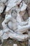 Piazza Navona, Fountain of the Four Rivers detail showing the river-god Ganges