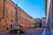 Piazza Rinascimento in Italian town Urbino