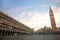 Piazza San Marco at dawn Venice Italy.