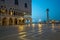 Piazza San Marco at night Venice.