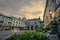 Piazza Vecchia in Bergamo. Italy