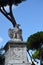 Piazzale Brasile with Eagle Statues next to Porta Pinciana in Rome, Italy