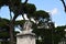 Piazzale Brasile with Eagle Statues next to Porta Pinciana in Rome, Italy