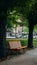 Pic City park bench offers a peaceful oasis amidst urban hustle
