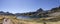 Pic du Midi Ossau mountain and Lac Gentau lake in the french Pyrenees mountains, Pyrenees National Park, France