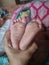 Pic of a pair of two most beautiful tiny infant feet