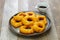 Picarones, peruvian pumpkin doughnuts