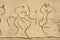 Picasso. Children Frieze. dancers detail