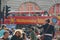 Piccadilly square in London crowded by tourists