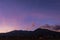 Pichincha Volcano Silhouette in Quito, Ecuador