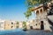 Pichola lake and old buildings at Gangaur Ghat in Udaipur, India