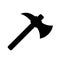 Pick axe work instrument vector icon