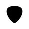 Pick guitar icon flat vector template design trendy