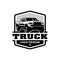 Pick up truck logo vector