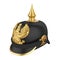 Pickelhaube Spiked Helmet Isolated