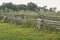 Picket fencing Gettysburg Battlefield
