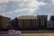 Pickfords Wharf on a spring day with London Eye River Cruise