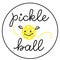 Pickleball badge design