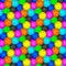 Pickleball ball.Pattern with colorful pickleball balls.