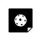 Pickleball or floorball ball icon