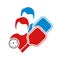 Pickleball match icon