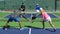 Pickleball - Mixed Doubles Action