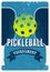 Pickleball Tournament typographical vintage grunge style poster design. Retro vector illustration.