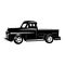 Pickup 1949, Muscle car, Classic car, Stencil, Silhouette, Vector Clip Art - Truck 4x4 Off Road - Off-road car for