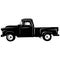 Pickup 1949, Muscle car, Classic car, Stencil, Silhouette, Vector Clip Art - Truck 4x4 Off Road - Off-road car for