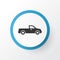 Pickup Icon Symbol. Premium Quality Isolated Carriage Element In Trendy Style.