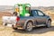 Pickup truck with Agricultural Spraying chemicals and equipment