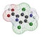 Picloram herbicide molecule. Atoms are represented as spheres with conventional color coding: hydrogen (white), carbon (grey),