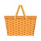 Picnic basket isolated icon