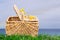Picnic basket by ocean