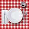 Picnic Casual Dining Placesetting Illustration