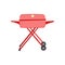 picnic grill bbq cartoon vector illustration