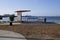 Picnic seats and bench at Koombana North