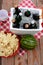 Picnic Spread on Wood Deck