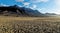 Pico de la Zarza Mountains at Playa de Cofete - Canary Islands Spain