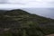 Pico Island Azores vineyard wine grapes protected by lava stone aerial view