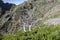 Pico Ruivo hiking, above clouds, amazing magic landscape, incredible views, sunny weather with low clouds, island Madeira, Portu