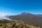 Pico Verde - Panoramic view on volcano Pico del Teide seen from Pico Verde, Teno mountain range, Tenerife, Spain.