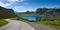 Picos de Europa Enol lake in Asturias Spain