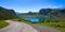 Picos de Europa Enol lake in Asturias Spain