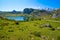 Picos de Europa Enol lake in Asturias Spain