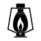 Pictogram lamp kerosene old lantern camping