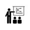 Pictogram of seminar, people icon