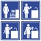 Pictograph - washing dishes